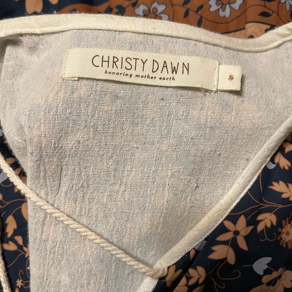 Christy Dawn The Paloma Maxi Dress in Navy Anemone Vine - Picture 7 of 7